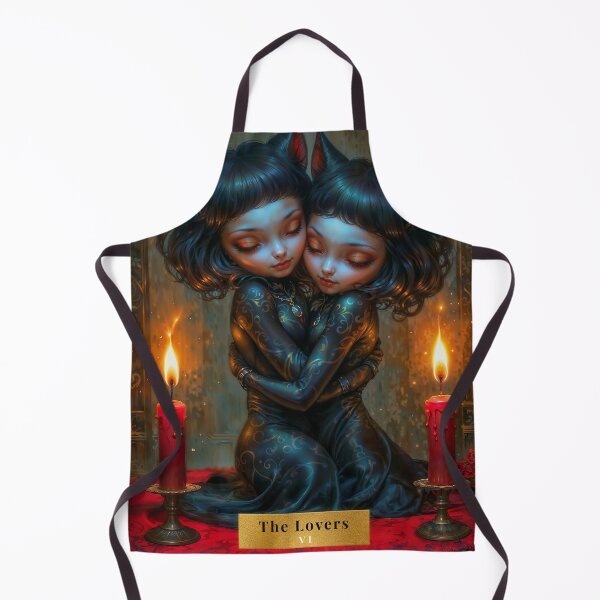 Item preview, The Lovers Tarot Card designed and sold by AliceWhiteDF.