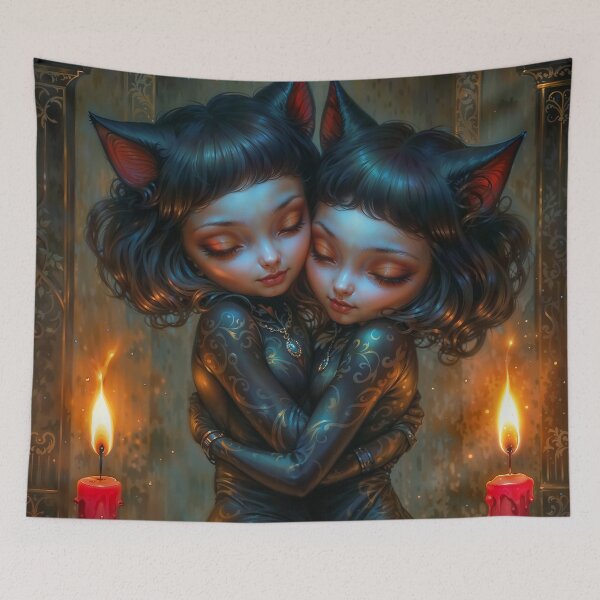 Item preview, The Lovers Tarot Card designed and sold by AliceWhiteDF.