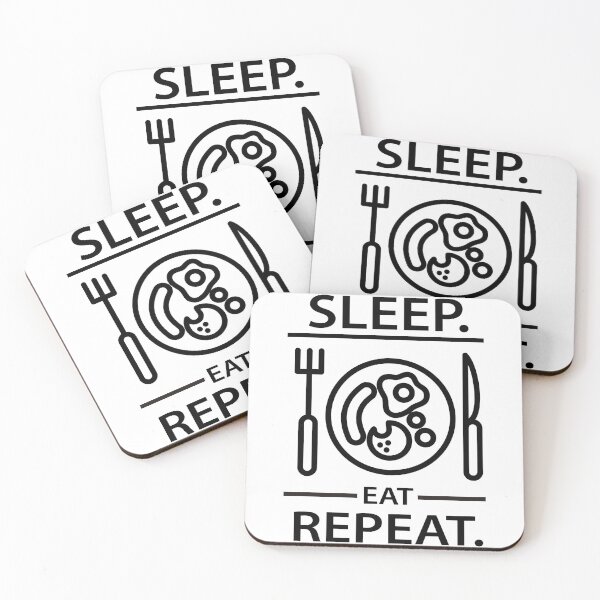 Item preview, Sleep Eat Repeat. designed and sold by ToloArt.