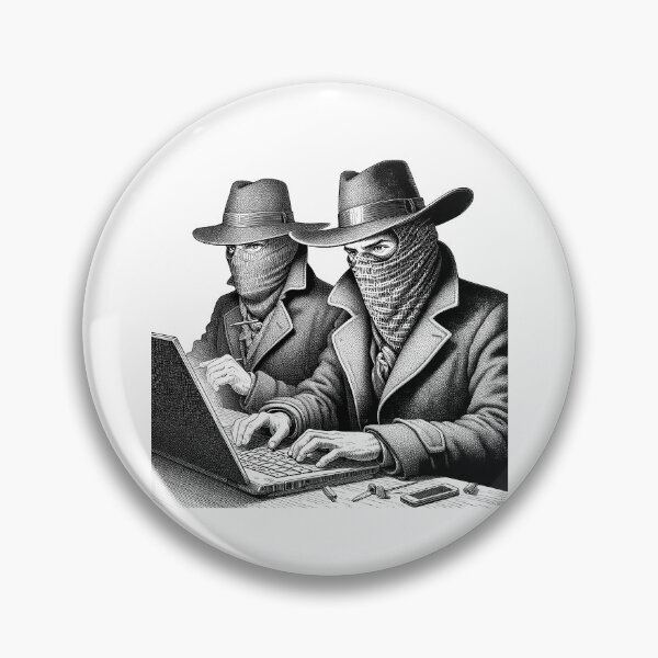 Item preview, Cyber Security Threat Masked Hacker Typing designed and sold by NTGUILTY.