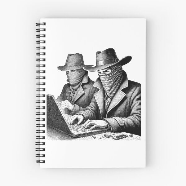 Item preview, Cyber Security Threat Masked Hacker Typing designed and sold by NTGUILTY.