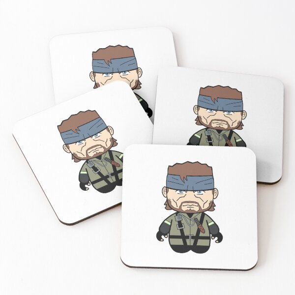 Item preview, Metal Gear Solid 3 Delta cute, chibi Naked Snake Olive Drab camo fan art  designed and sold by Pop Tooner.