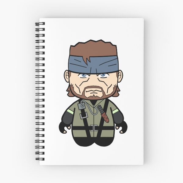 Item preview, Metal Gear Solid 3 Delta cute, chibi Naked Snake Olive Drab camo fan art  designed and sold by Pop Tooner.