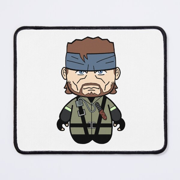 Item preview, Metal Gear Solid 3 Delta cute, chibi Naked Snake Olive Drab camo fan art  designed and sold by Pop Tooner.