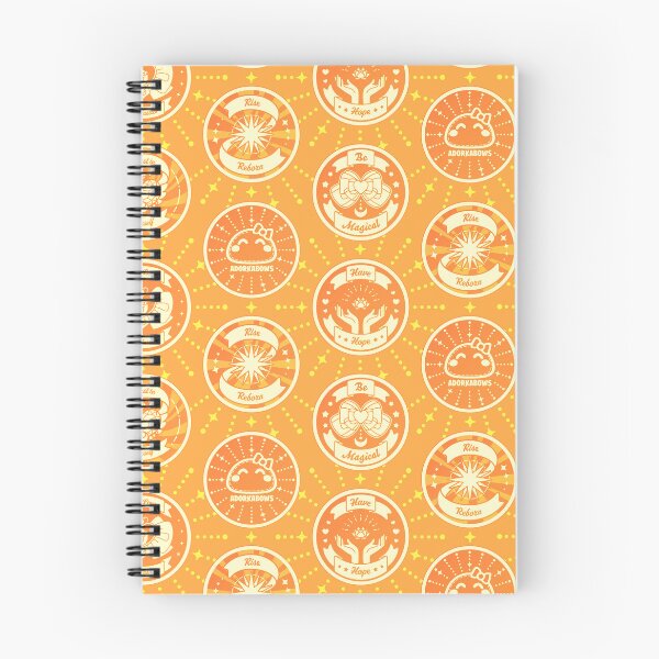 Item preview, Orange Positive Motto Challenge Coin Pattern designed and sold by AdorkaBows.