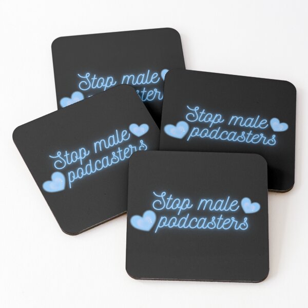 Item preview, Stop male podcasters designed and sold by brianarells.