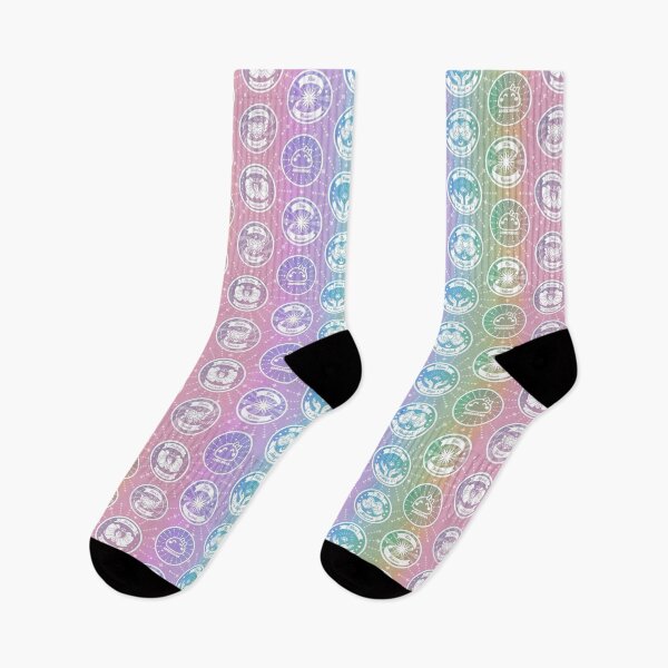 Item preview, Rainbow Positive Motto Challenge Coin Pattern designed and sold by AdorkaBows.