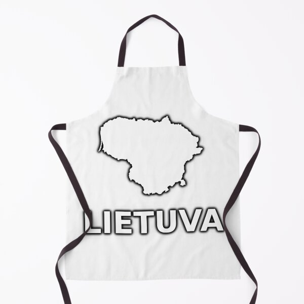 Item preview, "Lietuva" simple text with Silhouette of the map of Lithuania designed and sold by Vetagio.