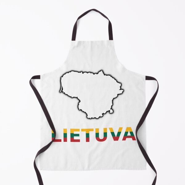 Item preview, "Lietuva" simple text with Silhouette of the map of Lithuania designed and sold by Vetagio.