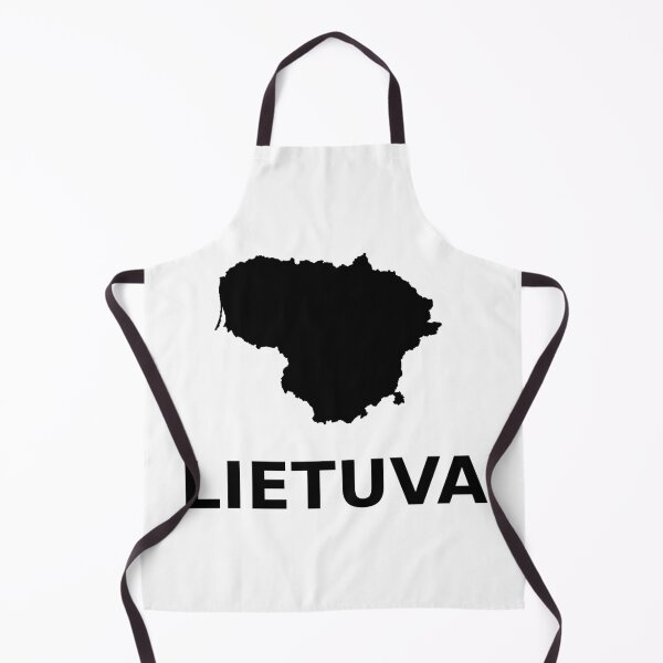 Item preview, "Lietuva" simple text with Silhouette of the map of Lithuania designed and sold by Vetagio.