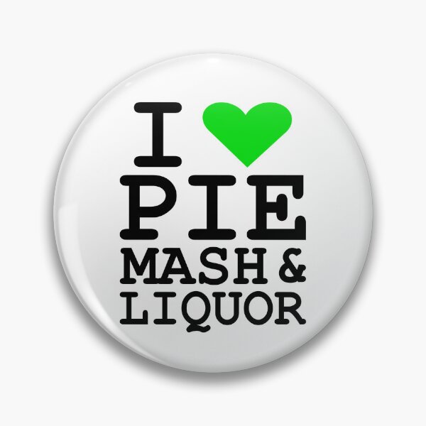 Item preview, I Love Traditional London Pie Mash & Liquor V2a4 designed and sold by RetrospectUK.