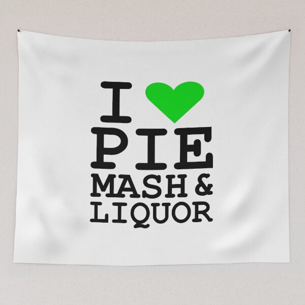 Item preview, I Love Traditional London Pie Mash & Liquor V2a4 designed and sold by RetrospectUK.