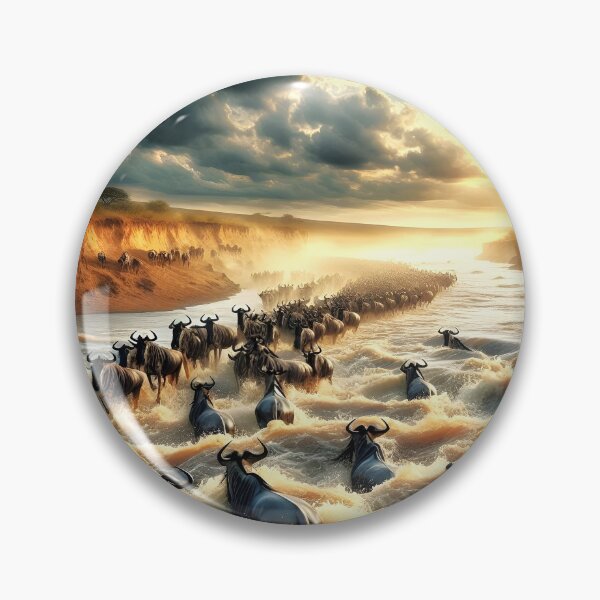 Item preview, The Great Wildebeest Migration Africa designed and sold by Skeelo702.