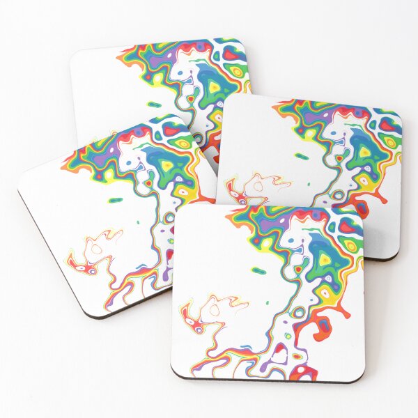 Item preview, Rainbow Rorschach #5 designed and sold by TorturedArtistX.