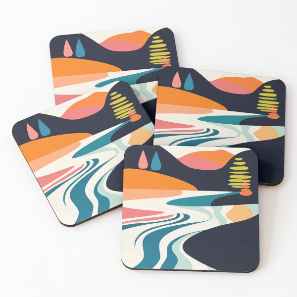 Item preview, Minimalist Landscape River designed and sold by anettfaye.