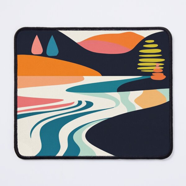 Item preview, Minimalist Landscape River designed and sold by anettfaye.