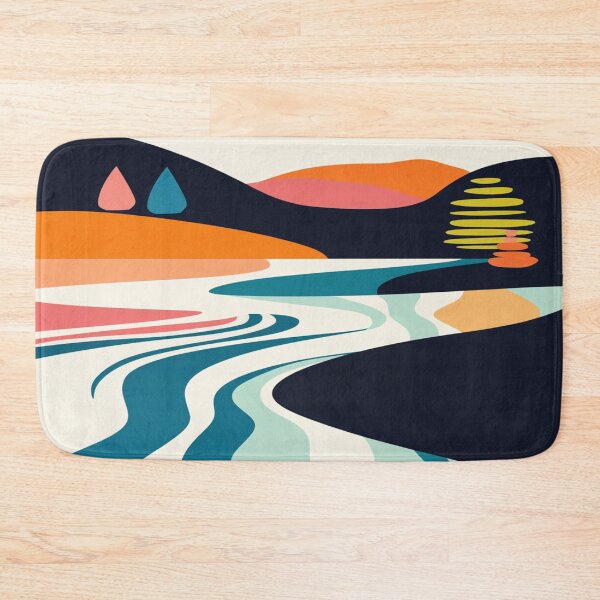 Item preview, Minimalist Landscape River designed and sold by anettfaye.