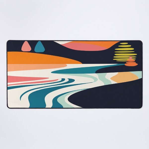 Item preview, Minimalist Landscape River designed and sold by anettfaye.