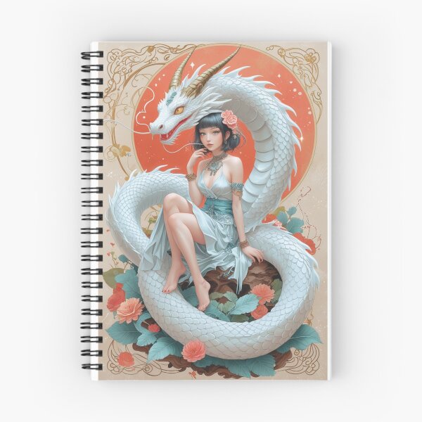 Item preview, Acute Girl with a Dragon                        designed and sold by Elegacy77.