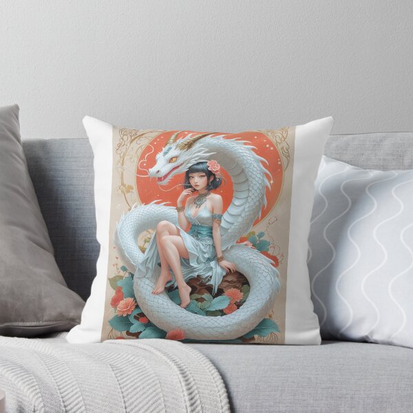 Item preview, Acute Girl with a Dragon                        designed and sold by Elegacy77.