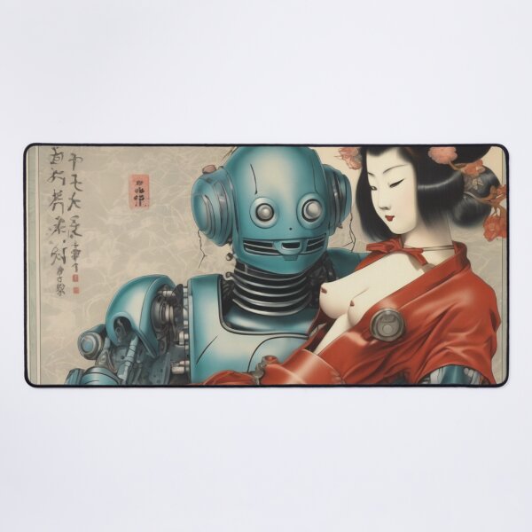 Item preview, Robot Shunga Hybrid Imitation Japanese Erotica #106 designed and sold by NickWhittleArt.