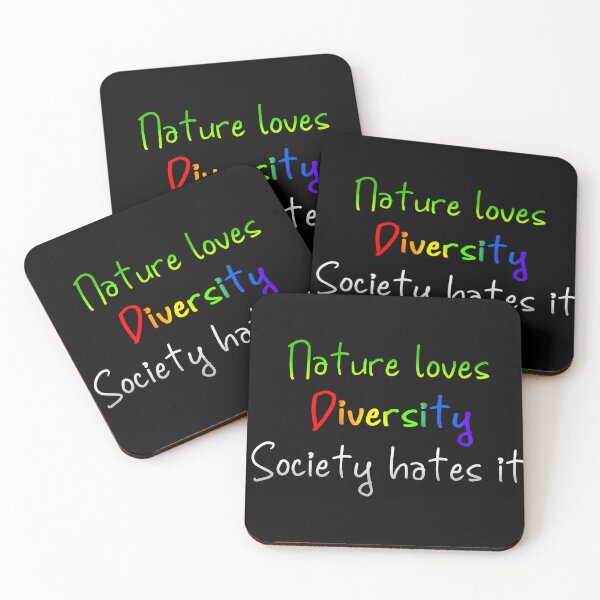 Item preview, Nature Loves Diversity designed and sold by 1Chaos-Shop.