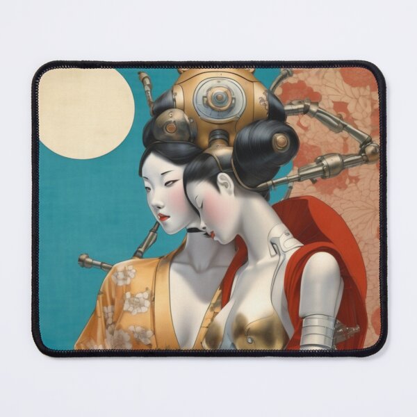 Item preview, Robot Shunga Hybrid Imitation Japanese Erotica #108 designed and sold by NickWhittleArt.
