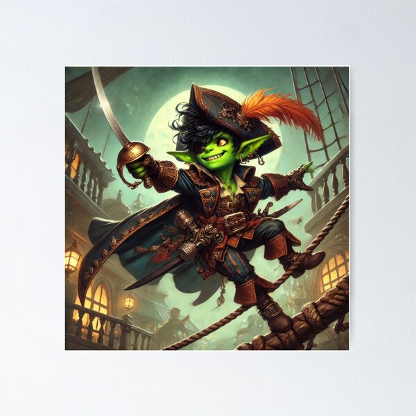 Item preview, Goblin Swashbuckler Rogue designed and sold by Johnny MeatShield.