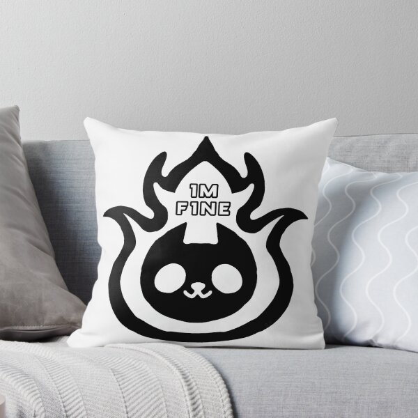 Item preview, "I'm Fine" Cat  designed and sold by Wundering Wurm.