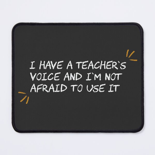 Item preview, teacher's voice designed and sold by momspaghetti-.