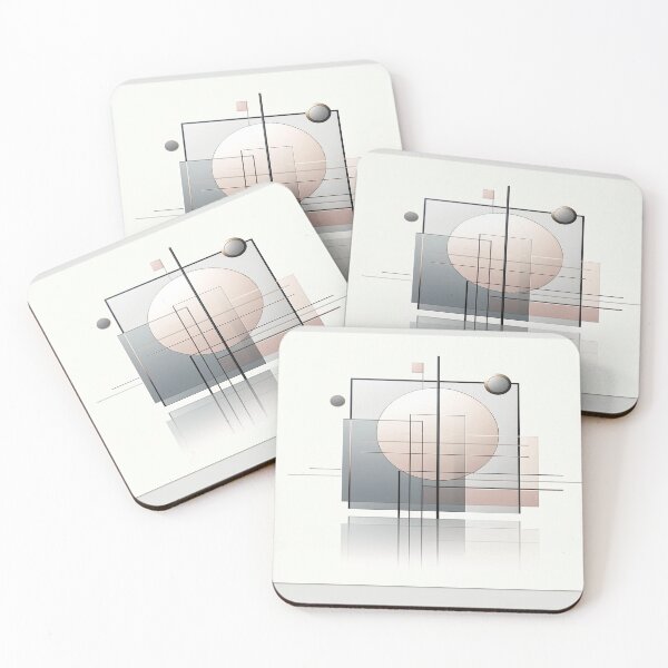 Item preview, Minimalist Modern Reflection – Abstract Geometric Art designed and sold by ArtsyEcho.