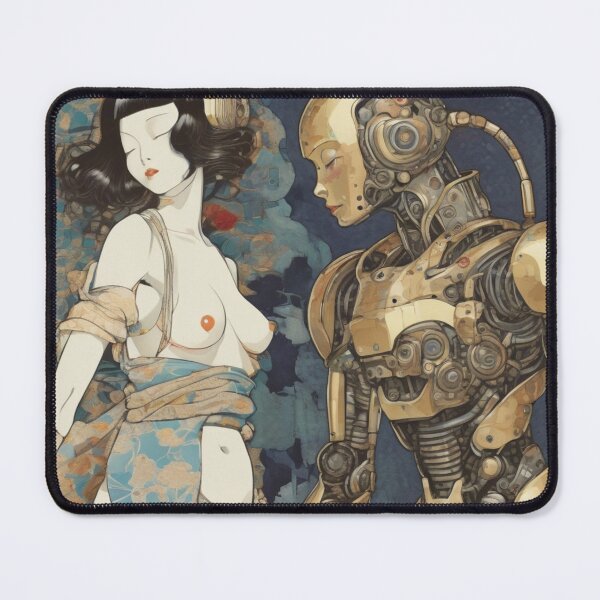 Item preview, Robot Shunga Hybrid Imitation Japanese Erotica #99 designed and sold by NickWhittleArt.