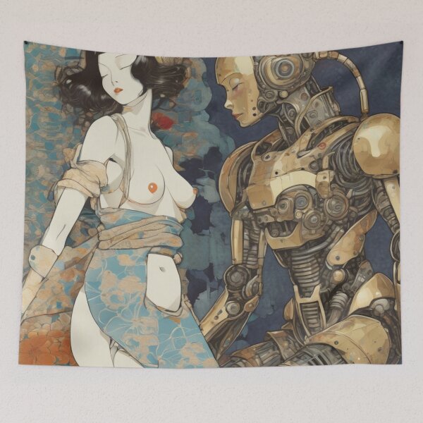 Artikelvorschau, Roboter Shunga Hybrid Imitation Japanische Erotik #99 entworfen und verkauft von NickWhittleArt.