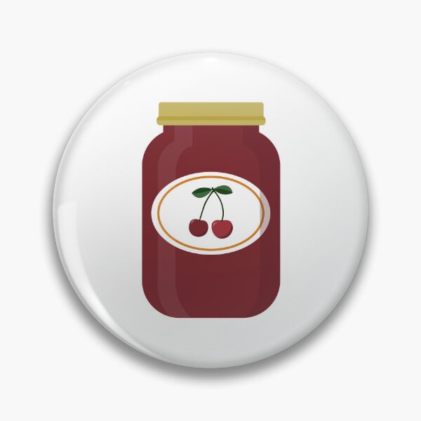 Item preview, Cherry jam jar designed and sold by MarleinWinter.
