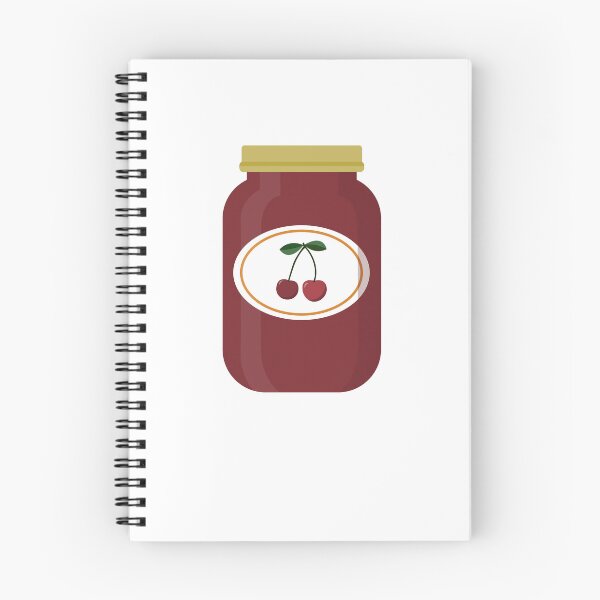 Item preview, Cherry jam jar designed and sold by MarleinWinter.