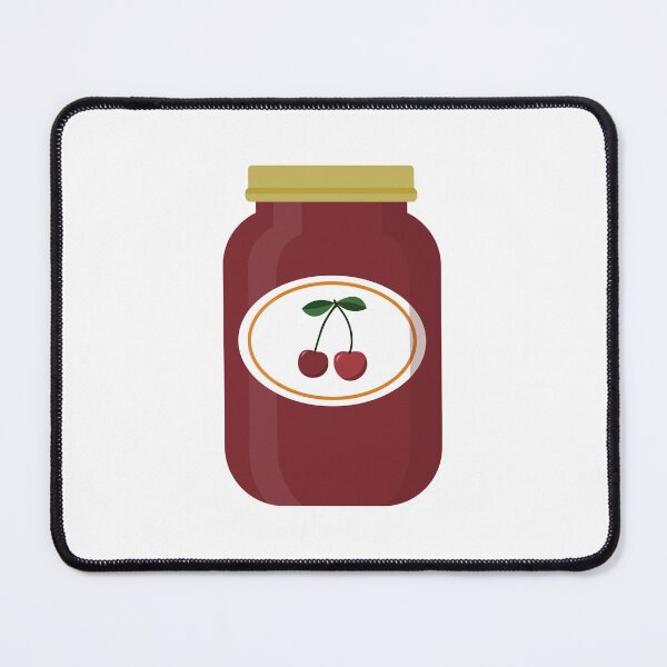 Item preview, Cherry jam jar designed and sold by MarleinWinter.