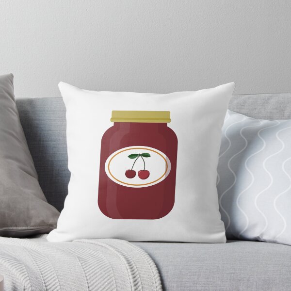 Item preview, Cherry jam jar designed and sold by MarleinWinter.