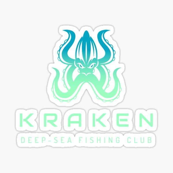 Vista previa del artículo con la obra «Club de pesca en alta mar Kraken», diseñado y vendido por SDH-Designs.