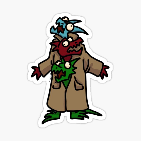 Artikel-Vorschau von Drei Kobalde im Trenchcoat, designt und verkauft von TwinStarStudios.
