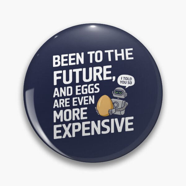 Item preview, Futuristic Robot Egg Inflation designed and sold by Bliss Find And Design.