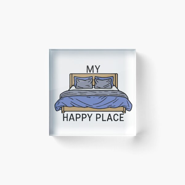Item preview, My Happy Place Blue Bed designed and sold by TSQ.