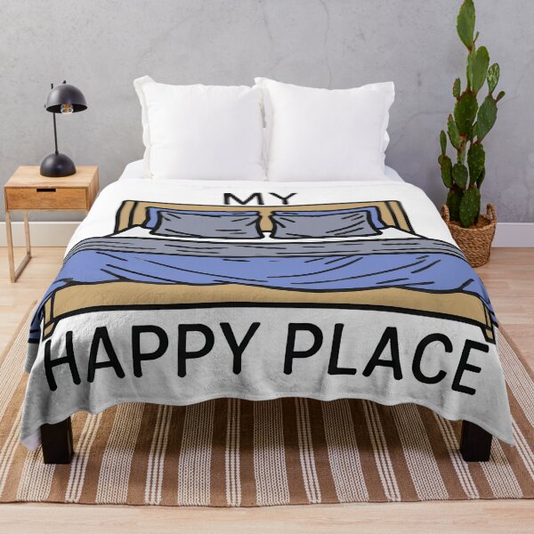 Item preview, My Happy Place Blue Bed designed and sold by TSQ.