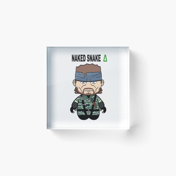 Item preview, Metal Gear Solid 3 Delta cute chibi Naked Snake in tiger stripe camo designed and sold by Pop Tooner.