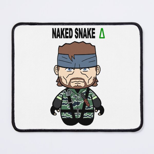Item preview, Metal Gear Solid 3 Delta cute chibi Naked Snake in tiger stripe camo designed and sold by Pop Tooner.