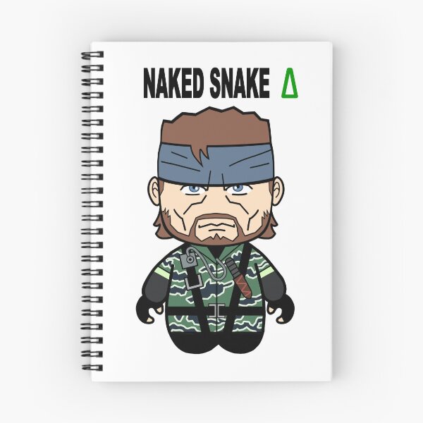 Item preview, Metal Gear Solid 3 Delta cute chibi Naked Snake in tiger stripe camo designed and sold by Pop Tooner.
