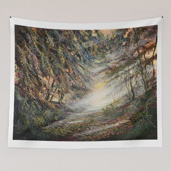 Item preview, Light barriers - an autumnal picture designed and sold by art paintings.