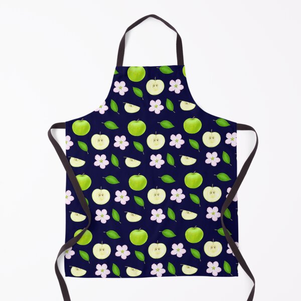 Item preview, Black Pattern Apples Clipart, Fresh Red and Green Apples Illustration, Botanical Design designed and sold by viktoriaart0303.