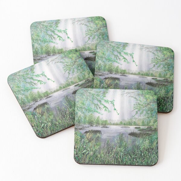 Item preview, Place of Light - Light in the Forest designed and sold by art paintings.