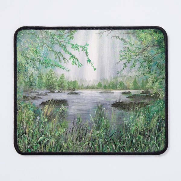 Item preview, Place of Light - Light in the Forest designed and sold by art paintings.