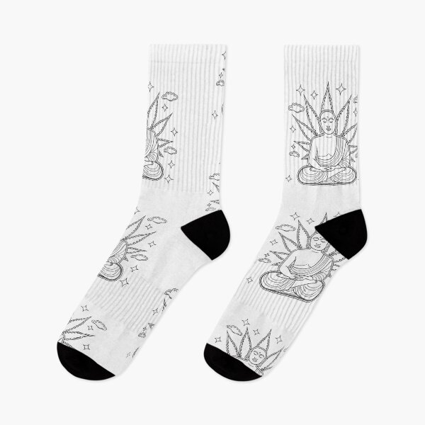 Item preview, Buddha with Cannabis Leaves Mandala designed and sold by RoxyBlazeArt14.